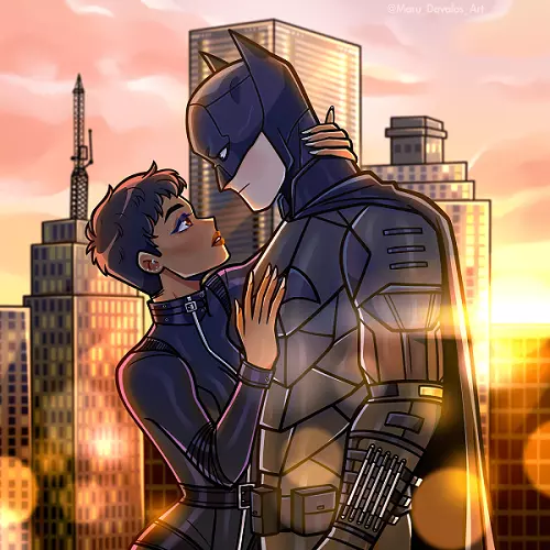 Batman  with catwoman